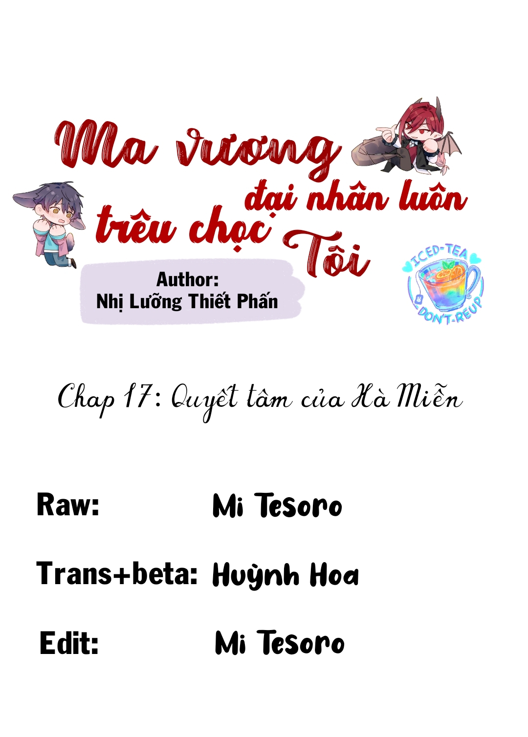 Ma vương đại nhân luôn thích trêu chọc tôi Chap 17 - Next Chap 18