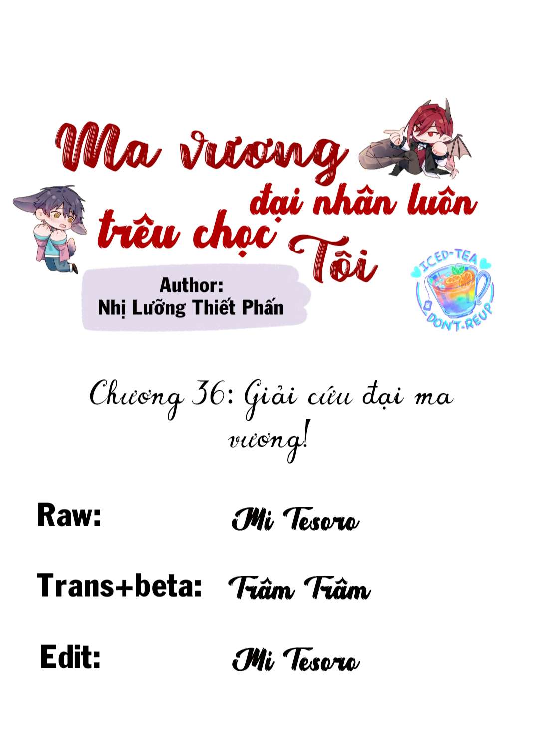 Ma vương đại nhân luôn thích trêu chọc tôi Chap 36 - Next Chap 37