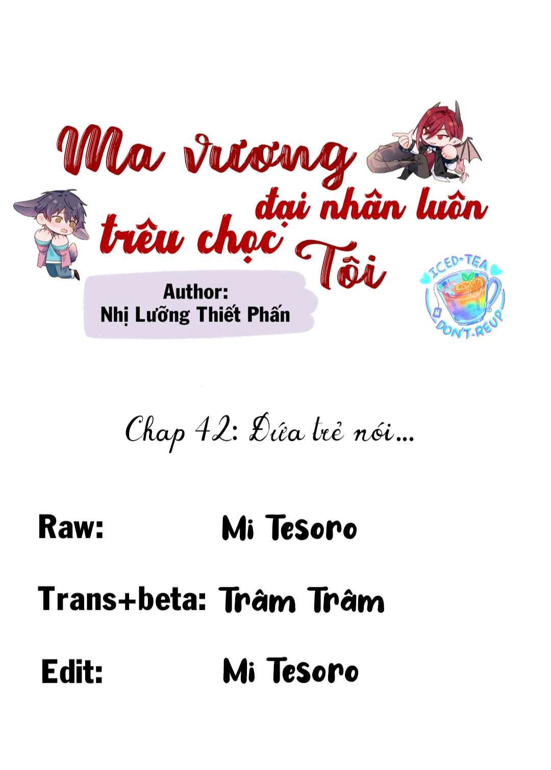 Ma vương đại nhân luôn thích trêu chọc tôi Chap 42 - Next Chap 43