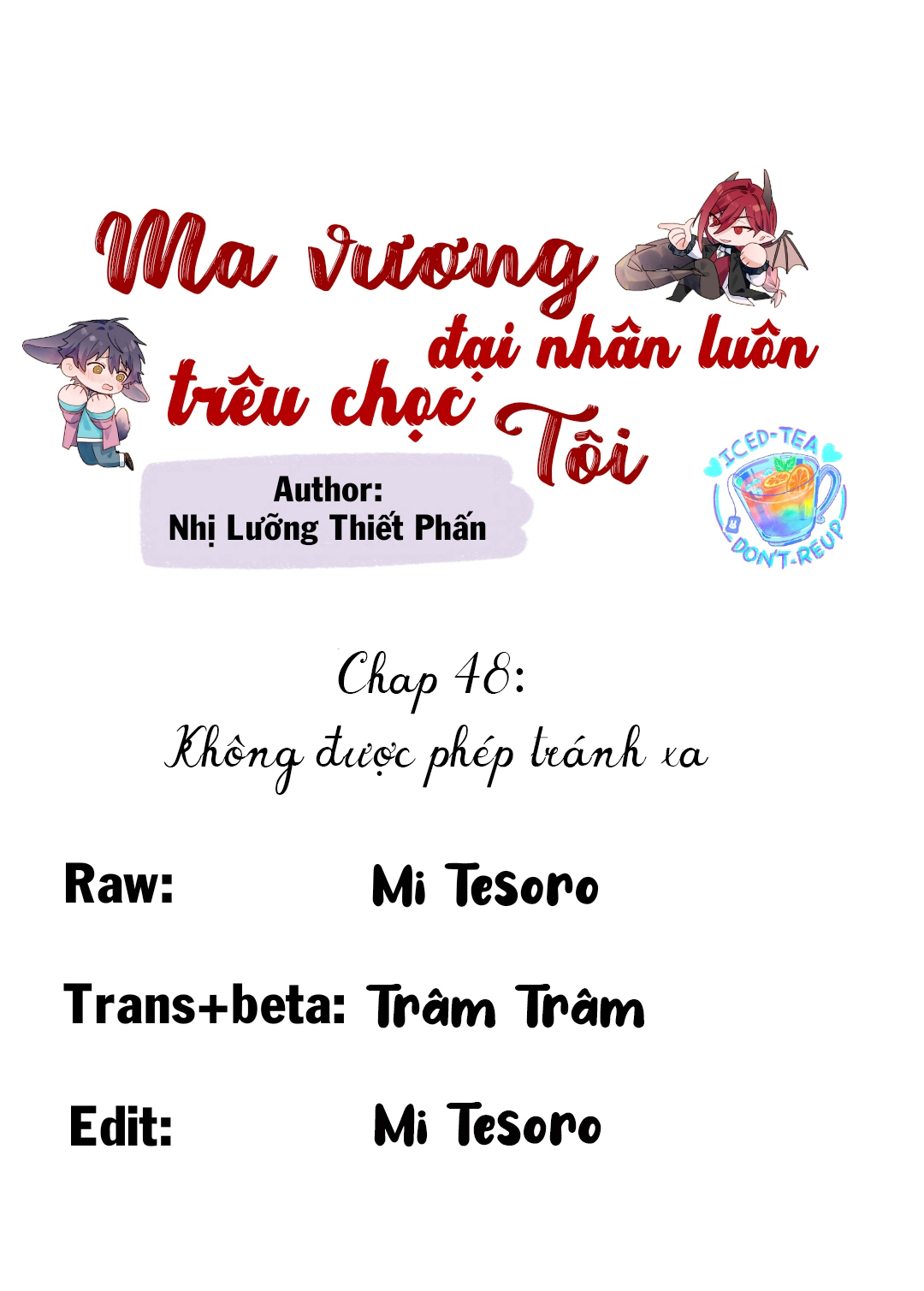 Ma vương đại nhân luôn thích trêu chọc tôi Chap 48 - Next Chap 49