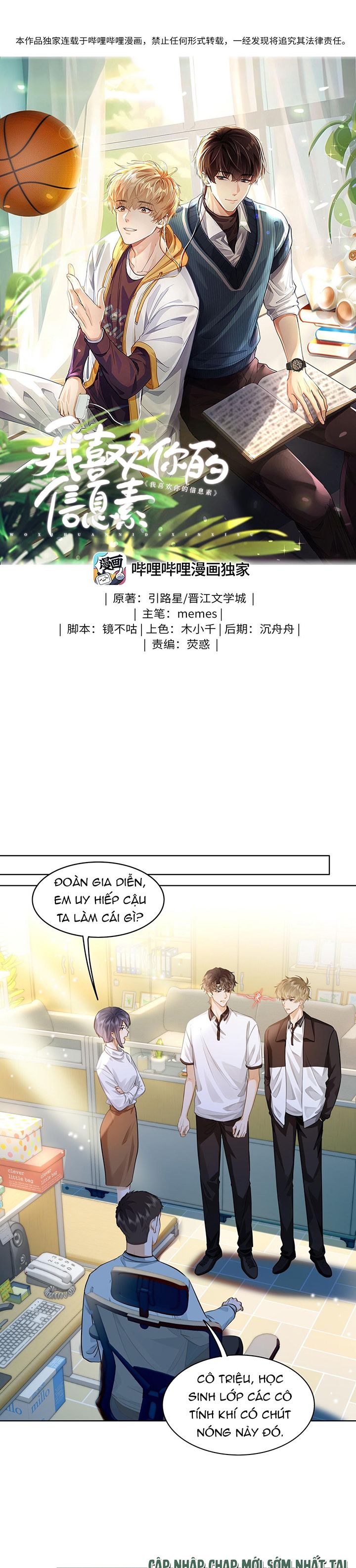 Tôi thích tin tức tố của cậu Chapter 9 - Next Chapter 10 NGANG RAW